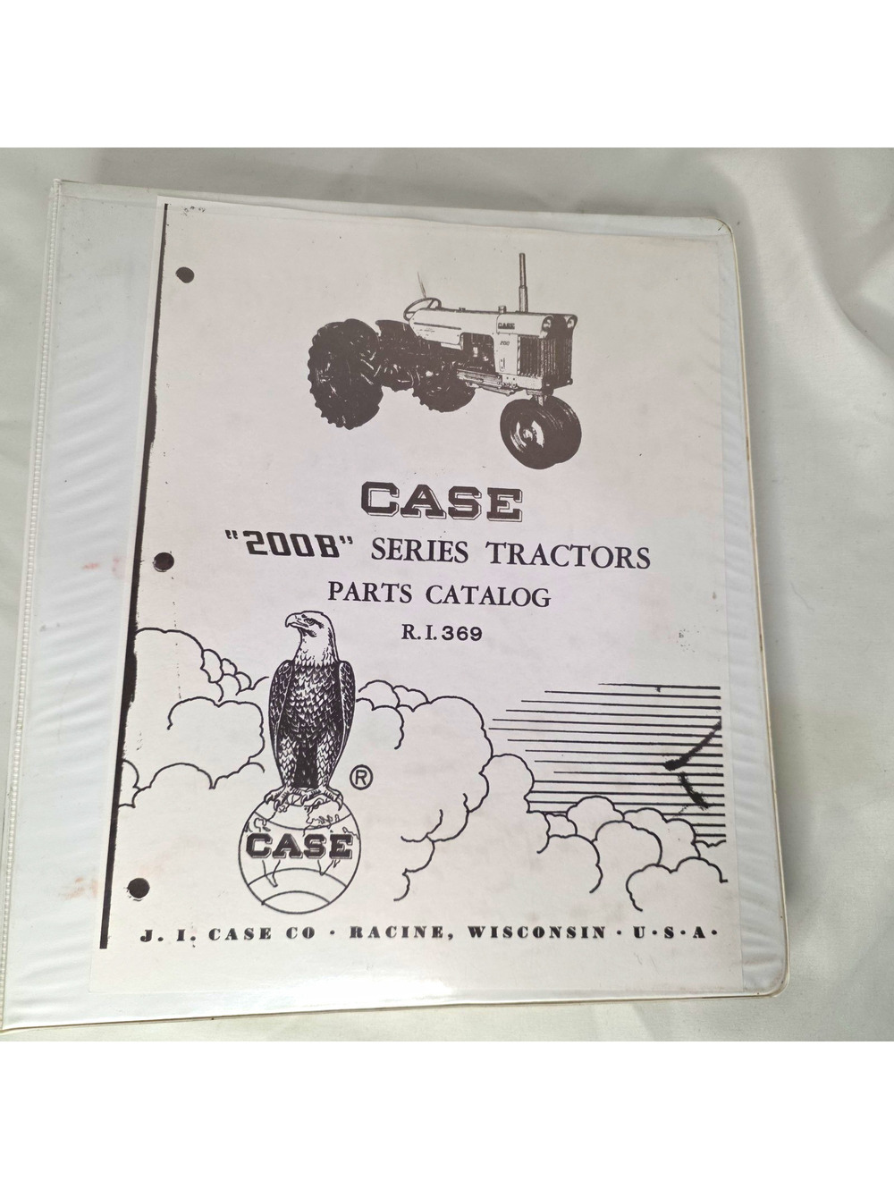 CASE 200B 210B 310 310B 430 440 Tractor Loader Parts Manuals Binder Lot